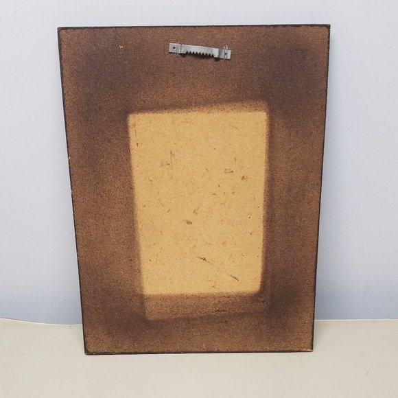 Vintage Set of 2 Patriotic Plymouth 1620 Mayflower Compact Wooden Wall Plaques - Picture 8 of 14